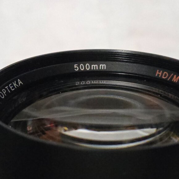 Opteka HD/MC 500mm f/8 Preset T-Mount Lens with 2x Teleconverter and EF Adapter - Picture 2 of 8